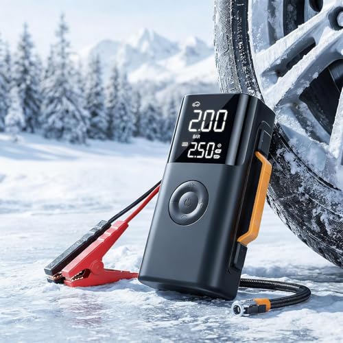 Chargeur de démarrage électrique avec affichage numérique de pression