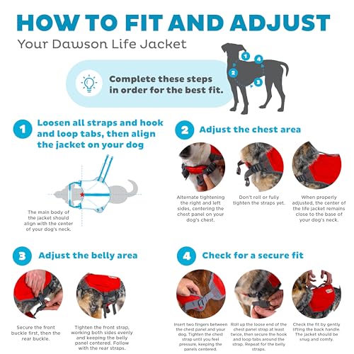 Outward Hound Colete salva-vidas Dawson Swim vermelho, grande