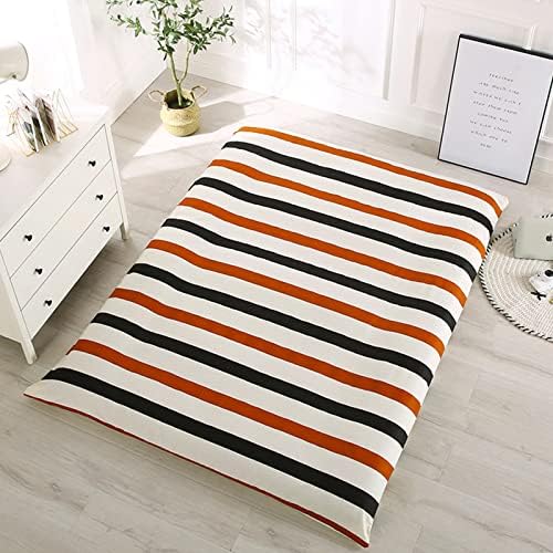 YUDACHU Mattress Cover for Traditional Japanese Floor Futon Mattres, with Zipper Machine Washable, Tatami Mattress Cover Twin Size Futon Protective Cover Dust Cover…