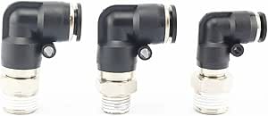 Amazon.com: L-type 360 degree high speed rotating pneumatic fittings ...