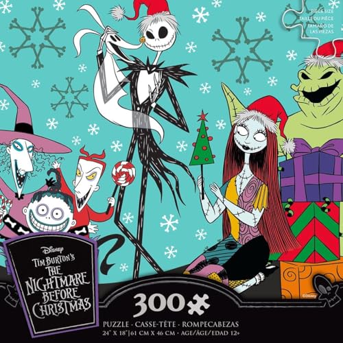 Disney Nightmare Before Christmas Party - 300 Large Piece Puzzle by CEACO - Used condition - Image 3
