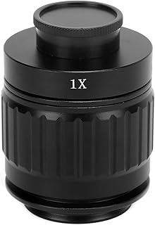 Microscope Tube, Microscope Camera Adapter Trinocular Stereo Microscope Tube 1X 38mm C Mount Lens Adapter