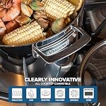 Viking 3-Ply Stainless Steel Stock Pot, 12 Quart Soup Cooking Pot with Lid, Kitchen Cookware, Dishwasher and Oven Safe, Induction Ready, Silver - Image 6