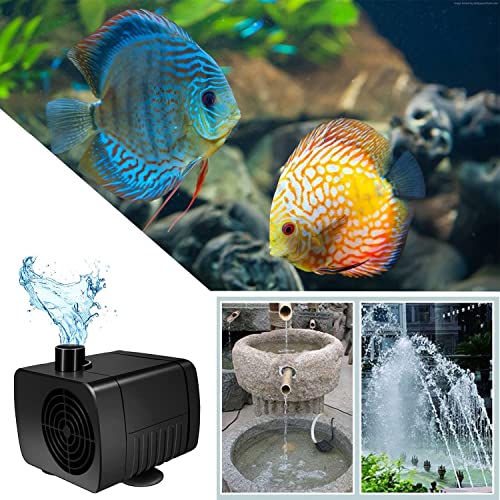 Yyhh 15W 700L/H Submersible Water Pump With 12Pcs Colorful Led Light S For Fountain Pool Garden Pond Fish Tank Aquarium Water, Yellow,Blue,Green,Red #TOP5