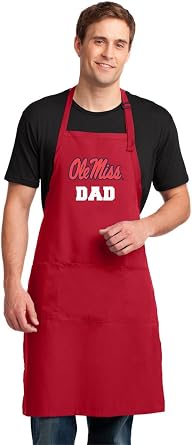 Broad Bay Large Ole Miss Dad Mens Apron Top University of Mississippi Father Gift for Him