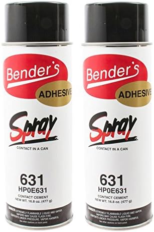 RecPro Bender Contact Cement | Fiberglass Glue | Spray Adhesive | Heat Resistance (2 Pack)