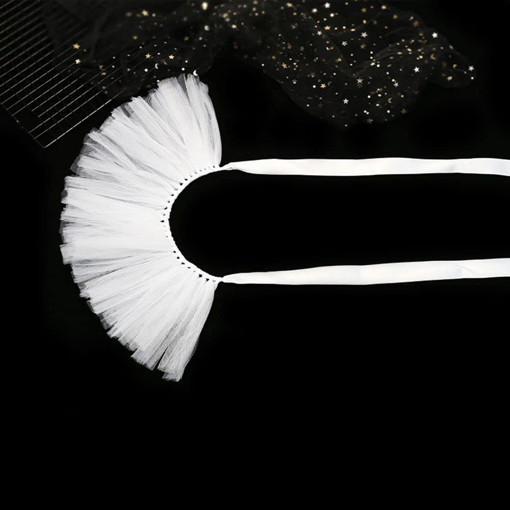 Set di 2 fiocchi di Natale tutù gonna per cani tulle costume