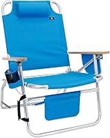 Vista 15 de Silla de playa Big Jumbo de aluminio, extra grande, resiste hasta 500 libras