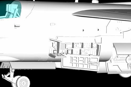 Miniatura 8 de Hobby Boss A-7H Corsair II - Kit de construcción de modelo de avión