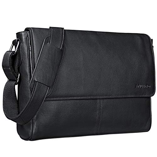 STILORD 'Oskar' Bolso Bandolera de Cuero Hombre...