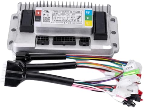 Btkigl 40A 48V/60V/72V/96V Electric Vehicle Intelligent Controller 500W/1000W/1200W/1500W Three-mode Sine Wave Brushless Motor Controller 48V-72V40A500W-1200W