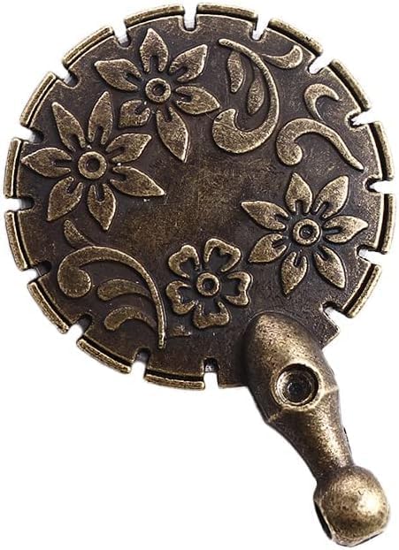 Rompedor de hilo de bronce antiguo de estilo retro, colgante de corte de costura de metal redondo de metal cortador de hilo colgante de punto de