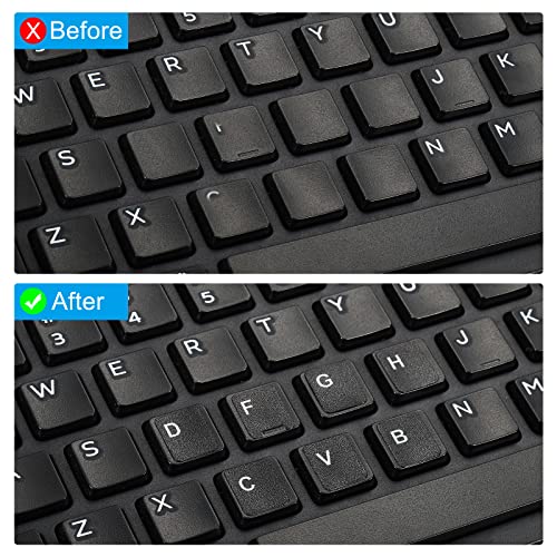 Pegatinas para teclado en inglés, 2 unidades, universal miniatura 5