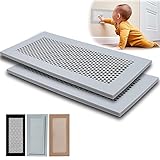 Child Proof Floor Vent Cover,Silicone Floor Vent Cover,Catch Small Items Baby Safe Product,Fits Floor Vents 4x10