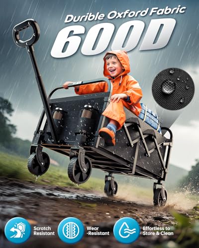 Image of 350LBS Wagon cart, 90L Size for Camping