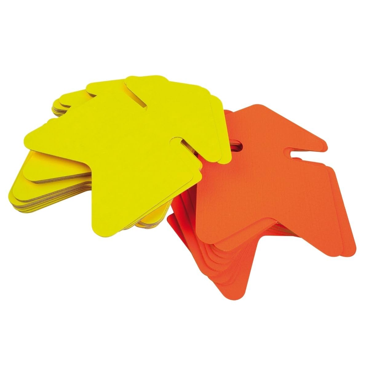 APLI 020950 Range No 60 x 90 mm; 780 g Erasable Fluorescent Yellow (Pack of 50 Orange