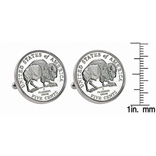 Mancuernillas American Coin Treasures Westward Journey 2005 miniatura 2
