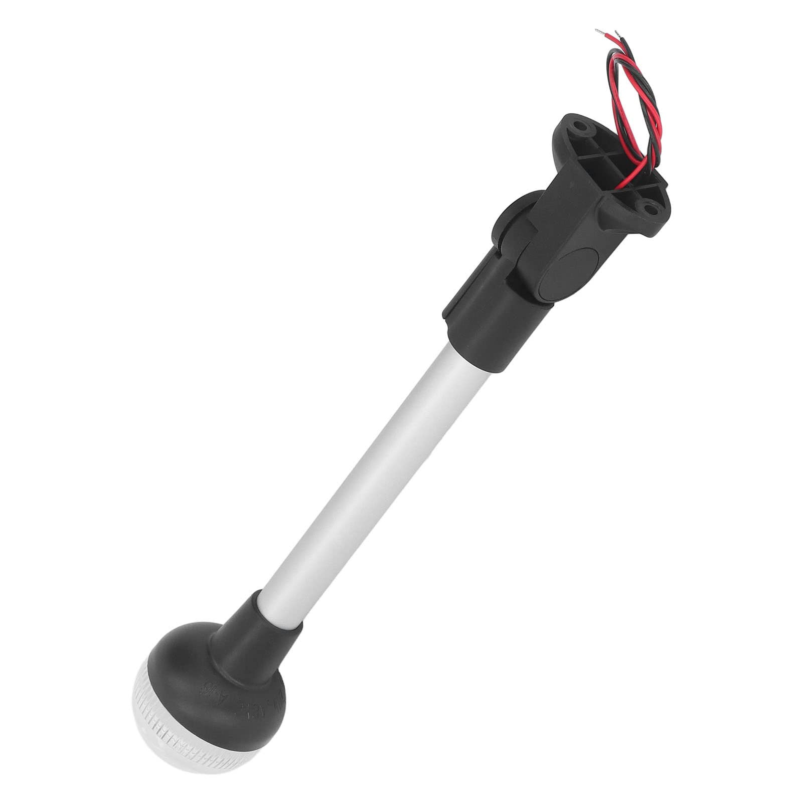 Faro d’ancora a LED da 12 pollici con visibilità a 360°, rivestimento anti-corrosione di grado marino, faro di navigazione con base pieghevole e regolabile per barca da pesca, CC