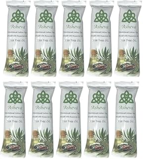 Asheva 8" x 9" Individually Wrapped Oshibori Disposable Towels - Luxurious Moist Cotton Hot/Cold Refreshment Towel - Lavender, Lemon, or Tea Tree Scents - Perfect for Spa, Travel, Dining & Events