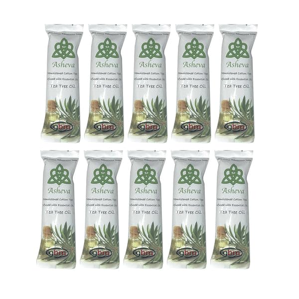 Asheva 8" x 9" Individually Wrapped Oshibori Disposable Towels - Luxurious Moist Cotton Hot/Cold Refreshment Towel - Lavender, Lemon, or Tea Tree