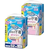 リリーフ 【ケース販売】 パンツタイプ まるで下着 2回分 ピンク L26枚×2パック 大人用おむつ