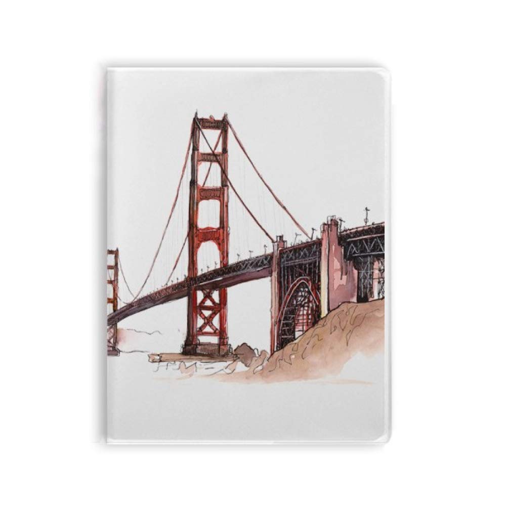 Carnet de notes chic Golden Gate Bridge avec couverture souple - 4