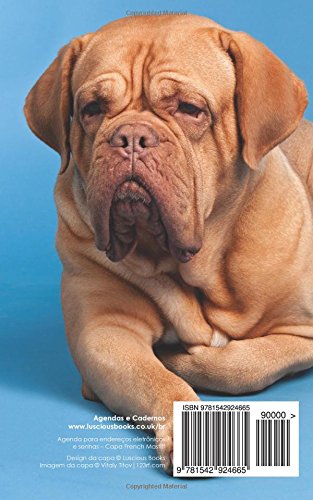 Agenda de Senhas: Agenda para endereços eletrônicos e senhas: Capa French Mastiff - Português (Brasi