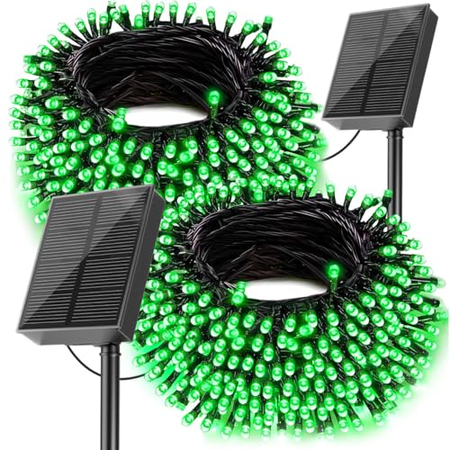 SOLARBABY 2 Stück Solar Weihnachtsbeleuchtung Außen,Total 44M 400...