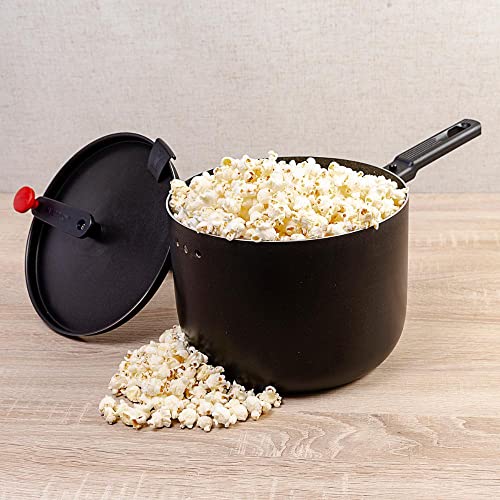 Pipoqueira Antiaderente 22cm Preto