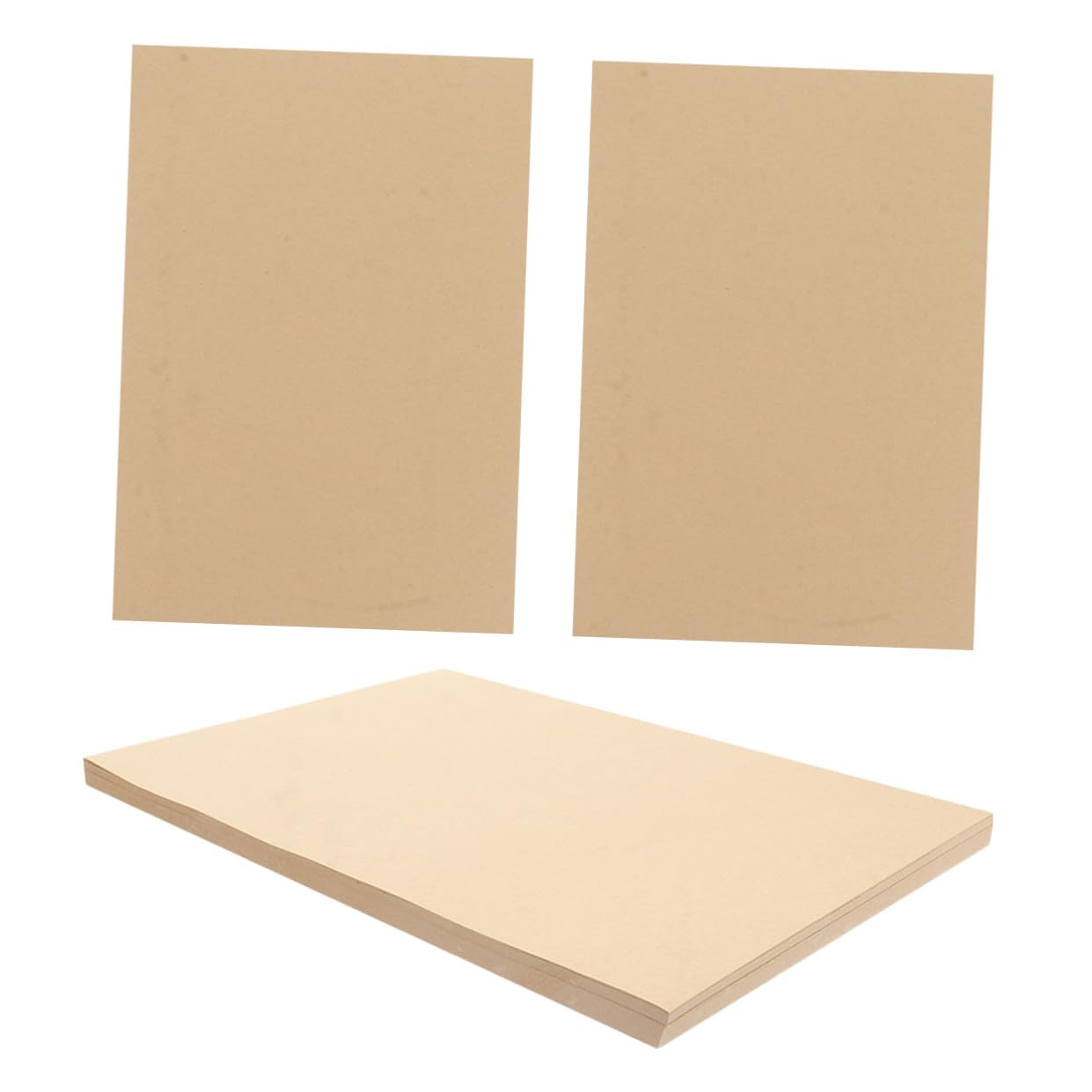 EPIGEIST Vintage Kraftpapier Briefpapier A4 160g 100 Blatt Braunes Papier mit Verstärkter Haltbarkeit Multifunktionales Schreibpapier für Präsentationen und Verpackungen