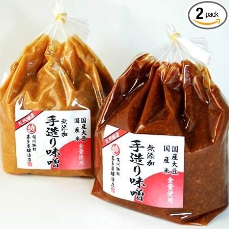 Amazon 信州味噌 無添加 生みそ 白味噌 赤味噌 無添加味噌 1kgセット 喜多屋醸造 ノーブランド品 味噌 通販 Amazon 信州味噌 無添加 生みそ 白味噌 赤味噌 無添加味噌 1kgセット 喜多屋醸造 ノーブランド品 味噌 通販