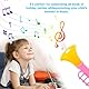 Sxutop 25 Stück Mini Trompete Plastik Trompete Kinder Spielzeug Vuvuzela Tröte Klein Trompete Spielzeug aus Kunststoff Spielzeug Horn Instrument Lärmmacher für Lernen und Üben Musikinstrument Kinder