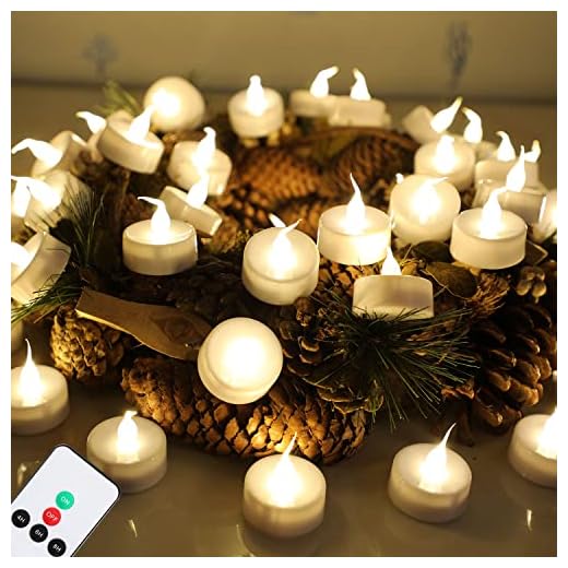 Topstone LED Candles with Remote and Timer,400+ Hours Battery Life,Realistic Flickering Flameless Votive Candles,Safe Decorative Lighting for Christmas/Wedding/Home Decor - 12 Pack Warm White