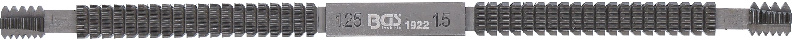 BGS 1922 | Lime filetée | pour filets intérieurs + extérieurs | métrique 0,80-3,00 mm