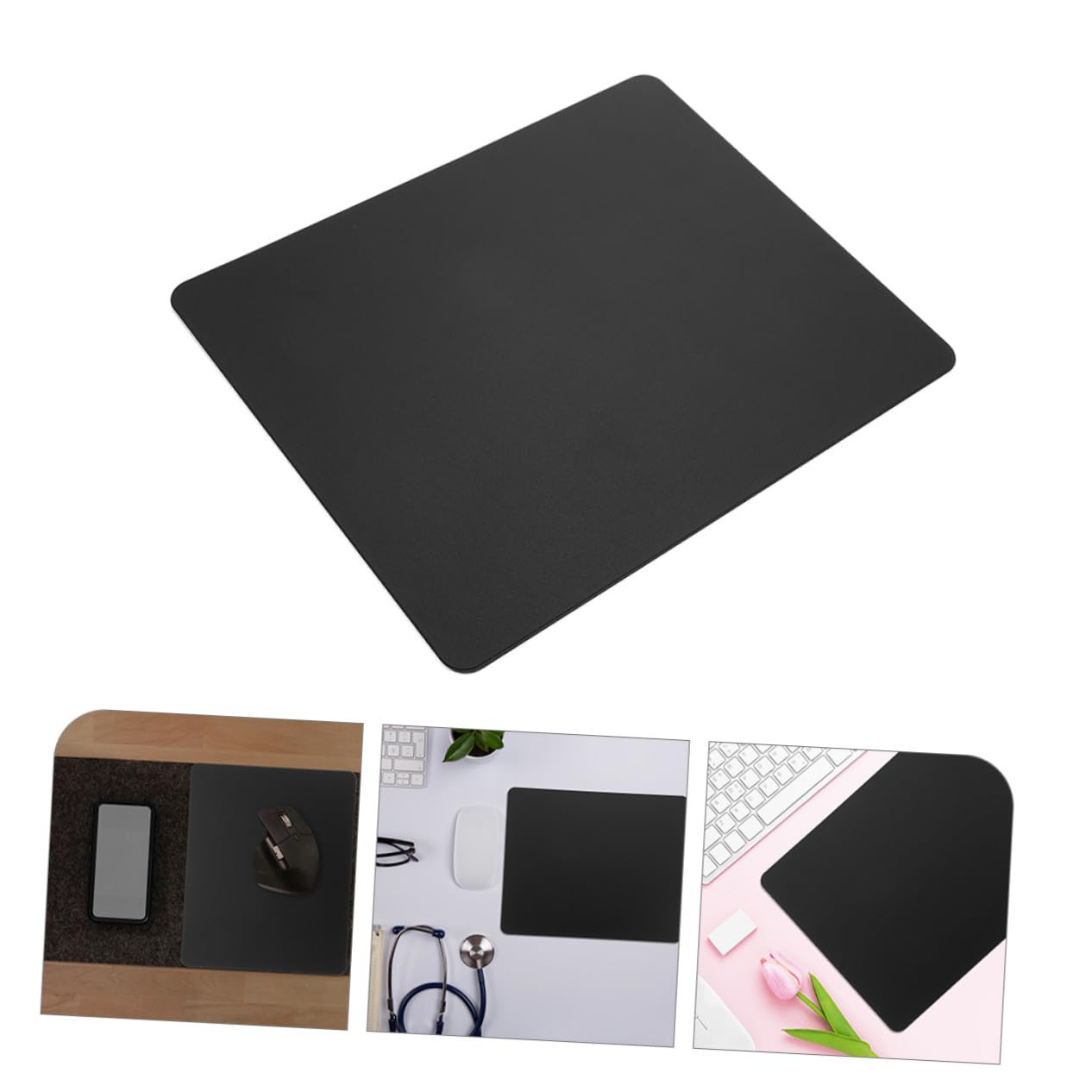 Alfombrilla Ratón Ultra Fina Doble Cara Antideslizante para Oficina Gaming Invierno Verano