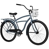 Huffy Woodhaven 26 Inch Men's Cruiser Bike - Stone Blue Gloss