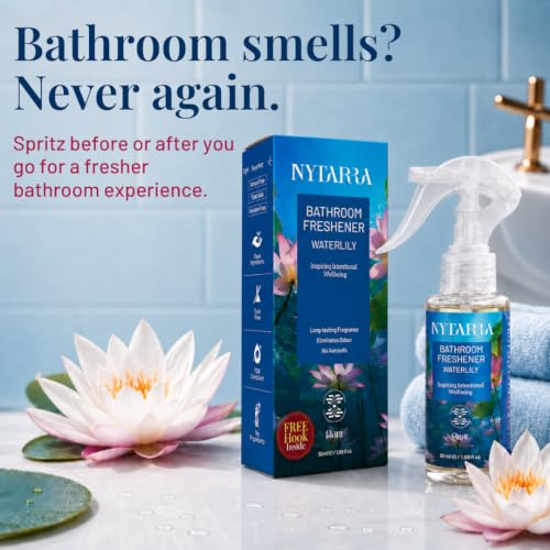 Image of Nytarra Bathroom Air Freshener Spray | Long Lasting Odour Remover for Home, Office, Hotel & Guest Washroom | No Gas | Fresh Smell & Instant Freshness