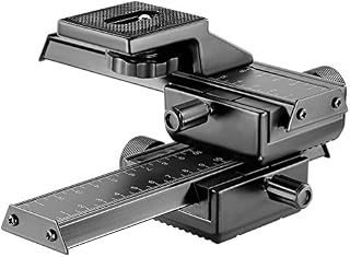 Neewer Pro 4-Way Macro Focusing Focus Rail Slider/Close-Up Shooting for Canon Nikon, Pentax