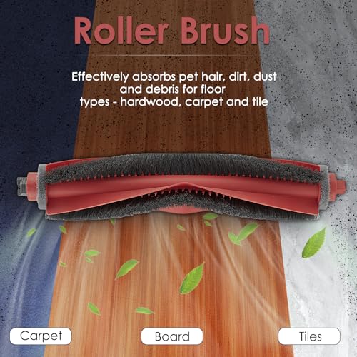 Brosses de rechange multi-surfaces pour Roborock Q10 S5+ efficacité maximale - 2