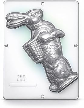 8 1/2 Bunny Facing Right Chocolate Candy Mold for Easter 807