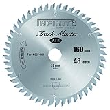 160mm x 48T x 20mm Bore Track Master Saw Blade