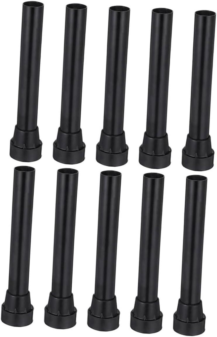 Baluue 10pcs Trampoline Leg Pads Anti-Slip Replacement Parts Stainless Steel Tube Covers Universal Fit for Outdoor Trampoline Safety Accessories