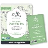 Earth Mama Organic Peaceful Tea | Stress Less! Calming, Relaxing Herbal Blend Safe for Pregnancy & B