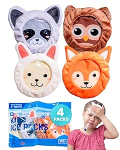 IceWraps Kids Animal Gel Packs 4-Pack