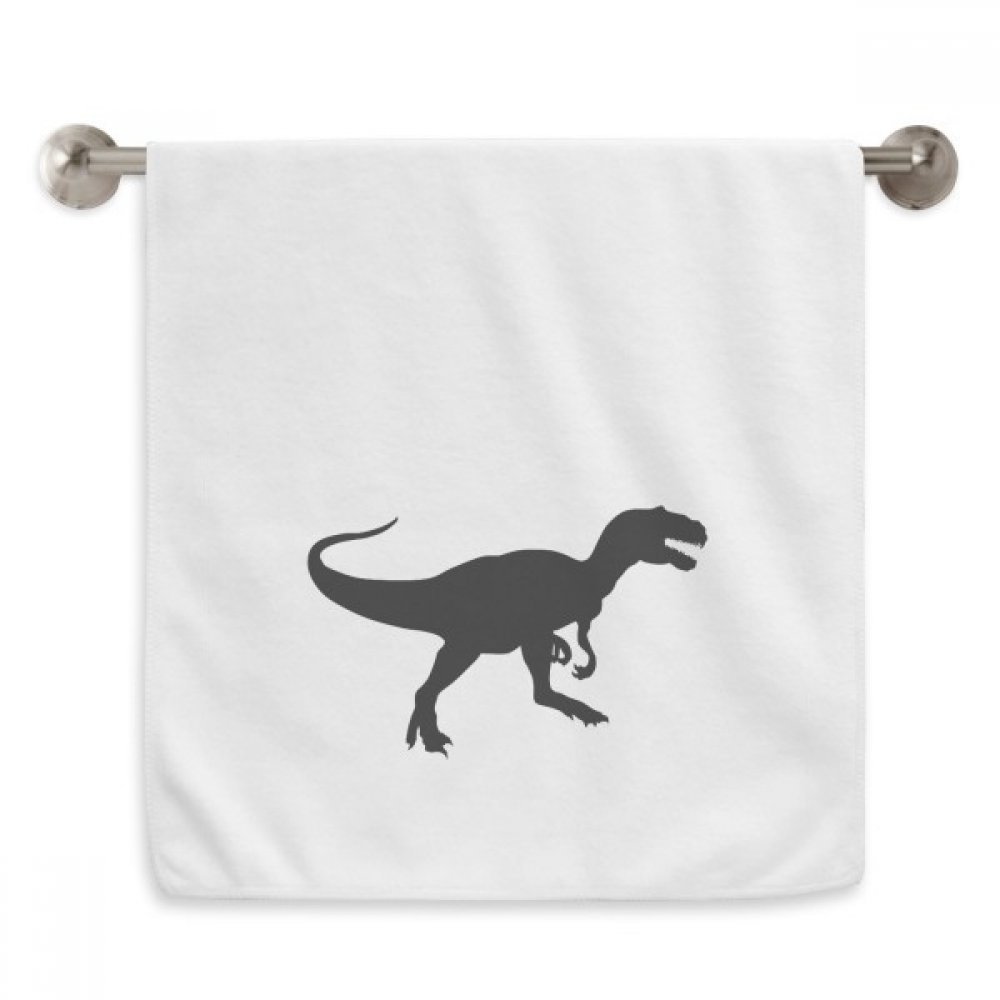 Os de dinosaure miniature serviette blanche douce pour peaux sensibles 13 x 29 inch