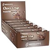 Neosupps Protein Bar Choco Crisp, Proteinriegel, Milchprotein Powerbar, Idealer High Protein Snack...