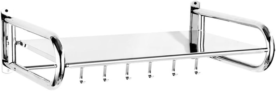 Stainless Steel Microwave Oven Rack ， Kitchen Storage Shelf Floating Spicegrill Support 60Cm Wall，Mounted Kitchen Storage Solution，40Cm