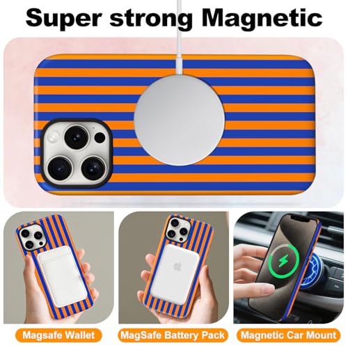 Coque rigide iPhone 15 Plus à rayures dopamine et design épuré - 4