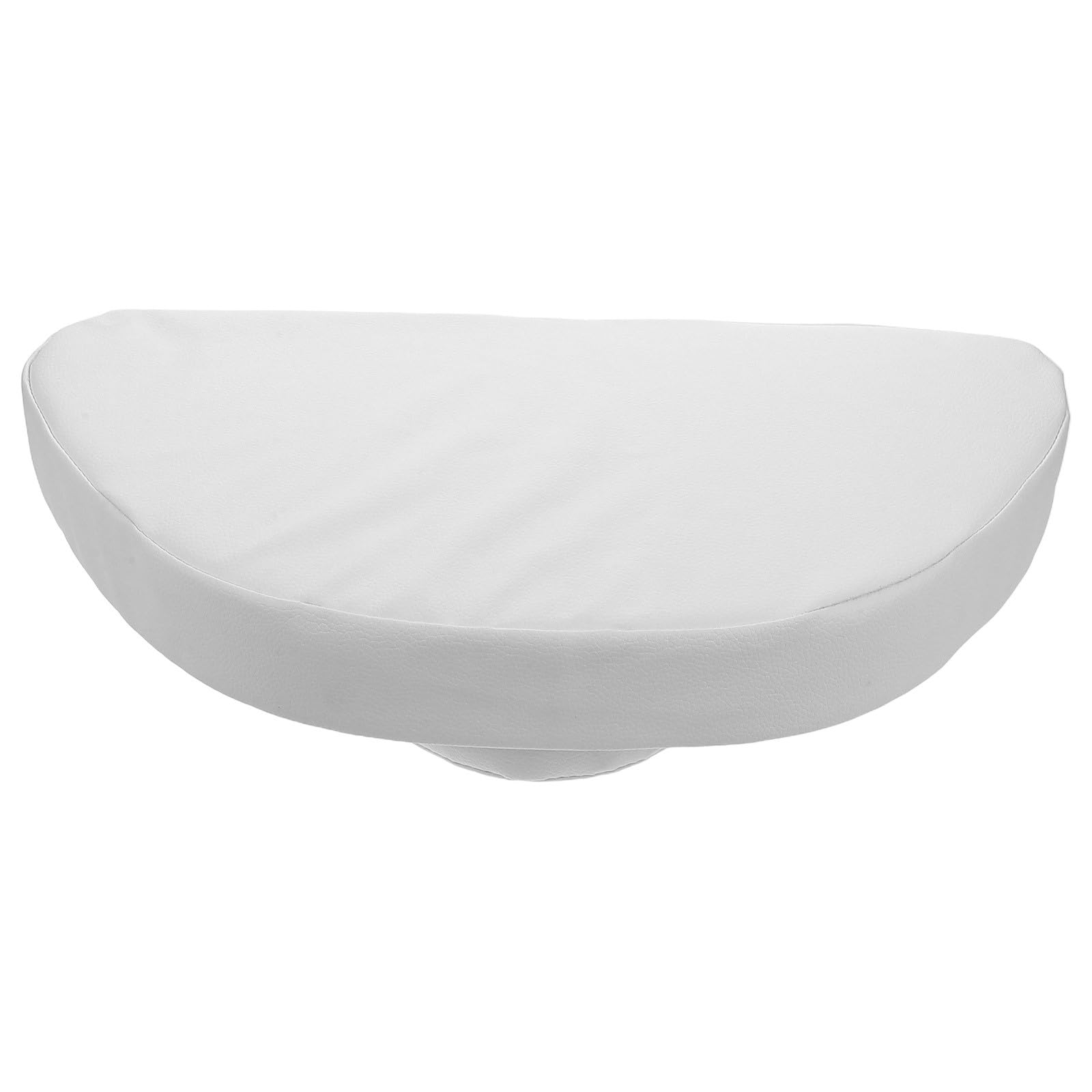 Uonlytech Almohada Interior para Camilla de Masaje Facial Color Blanco Núcleo Redondo Antivuelco, Reposacabezas Ergonómico para Cuello y Hombros, Cojín Profesional para Salón de Belleza