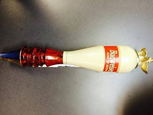 Budweiser Signature Pub Style Beer Tap Handle | Draft Handle - Red